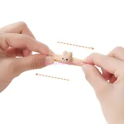 Soporte antivuelco cuchara conejo para aprendizaje bebé