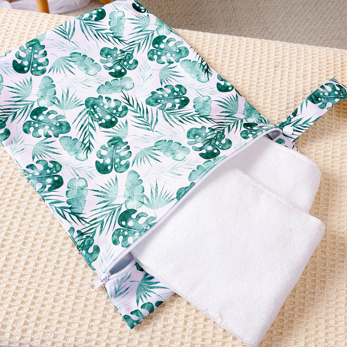 Bolsa de pañales impermeable seca/húmeda para bebé – Bolso cochecito - imagen 2