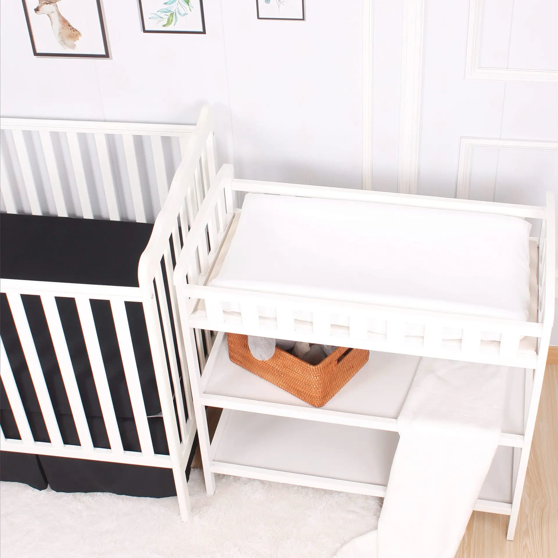 Sábana bajera de muselina de algodón suave y transpirable para bebé, Sábana para cuna de recién nacido, Sábana Universal de Color sólido para bebés, funda para cambiador de lactancia - imagen 5