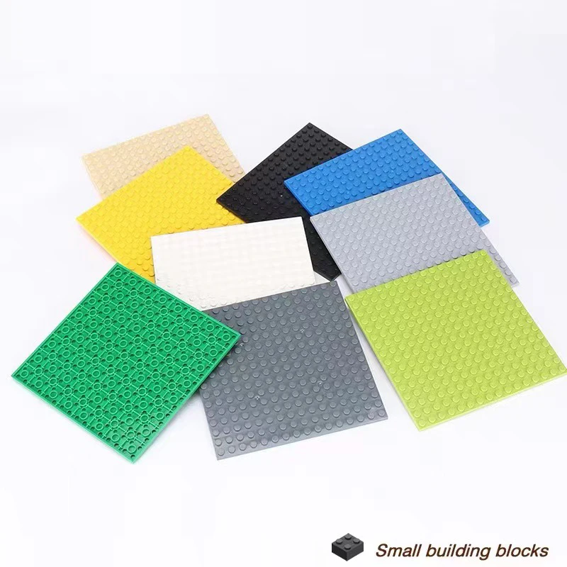 Placa base doble para ladrillos compatibles de juguete infantil