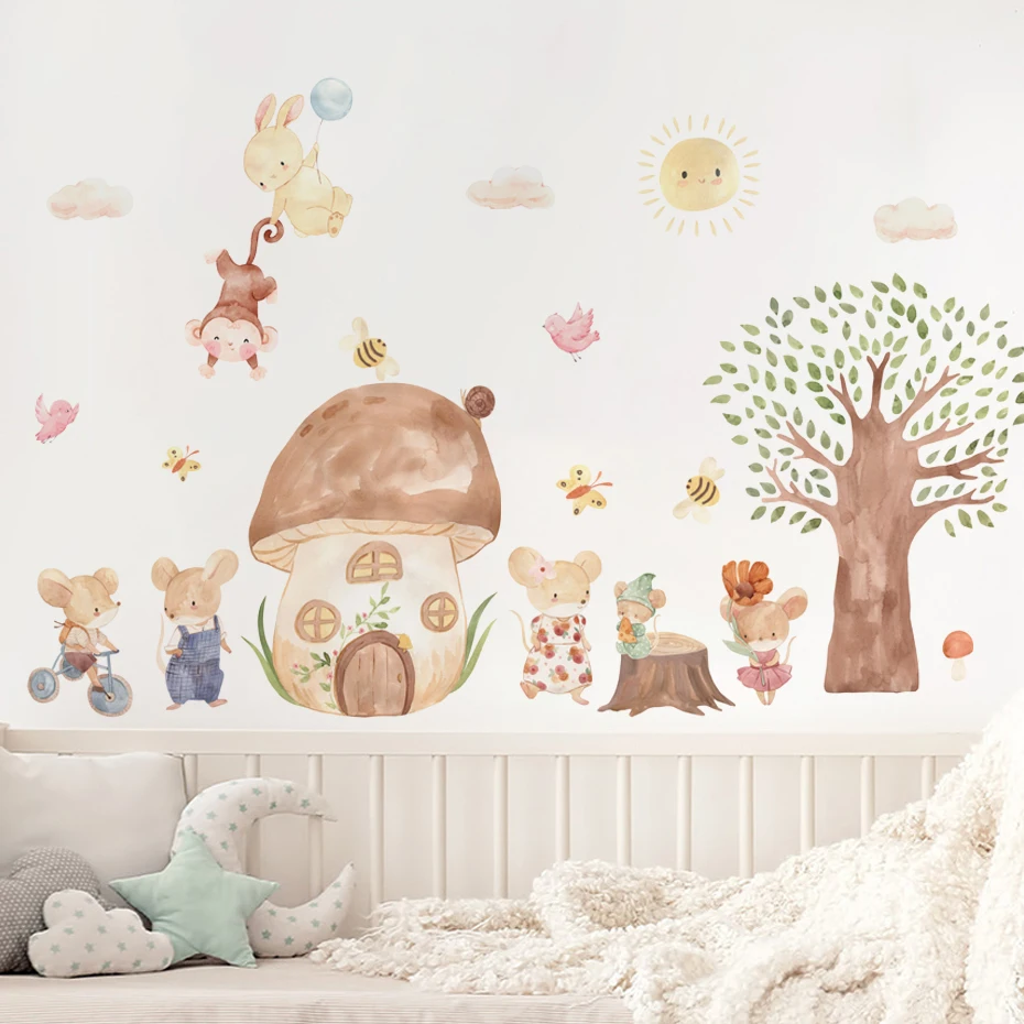 Pegatinas de pared animales para habitación infantil – Eco diseño - imagen 3