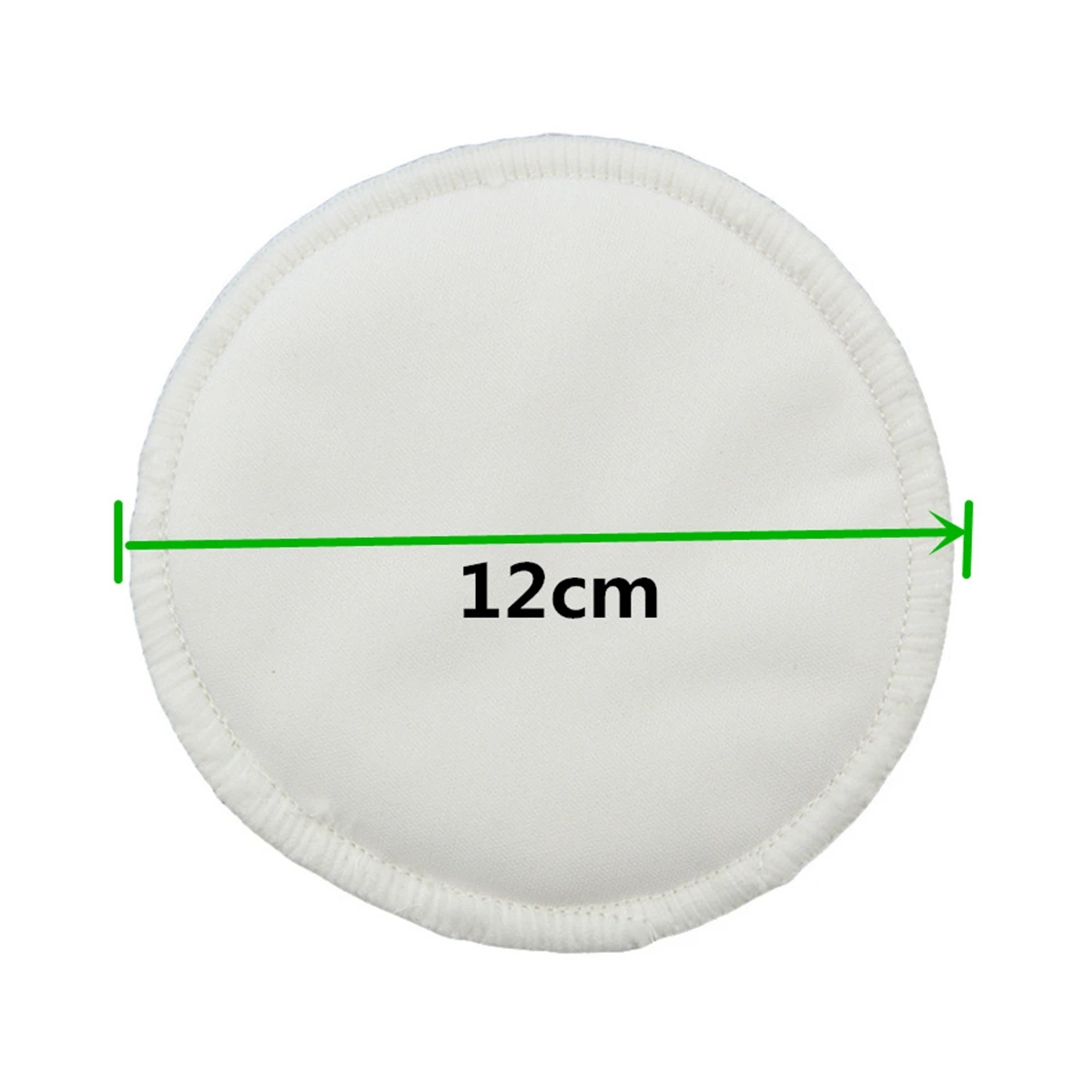 Almohadillas de lactancia reutilizables de algodón orgánico - imagen 5