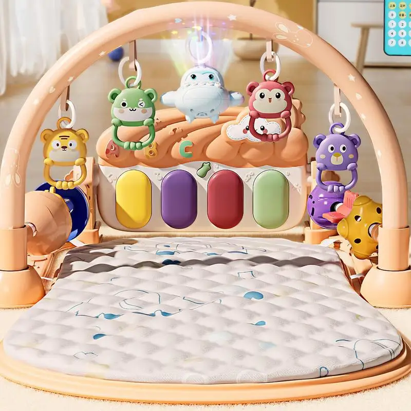 Piano Play Mat For Toddler Lighted Activity Mat Toys Learning Toy Smart Stages Toddler Toys For 0-3 Months Newborns - imagen 4