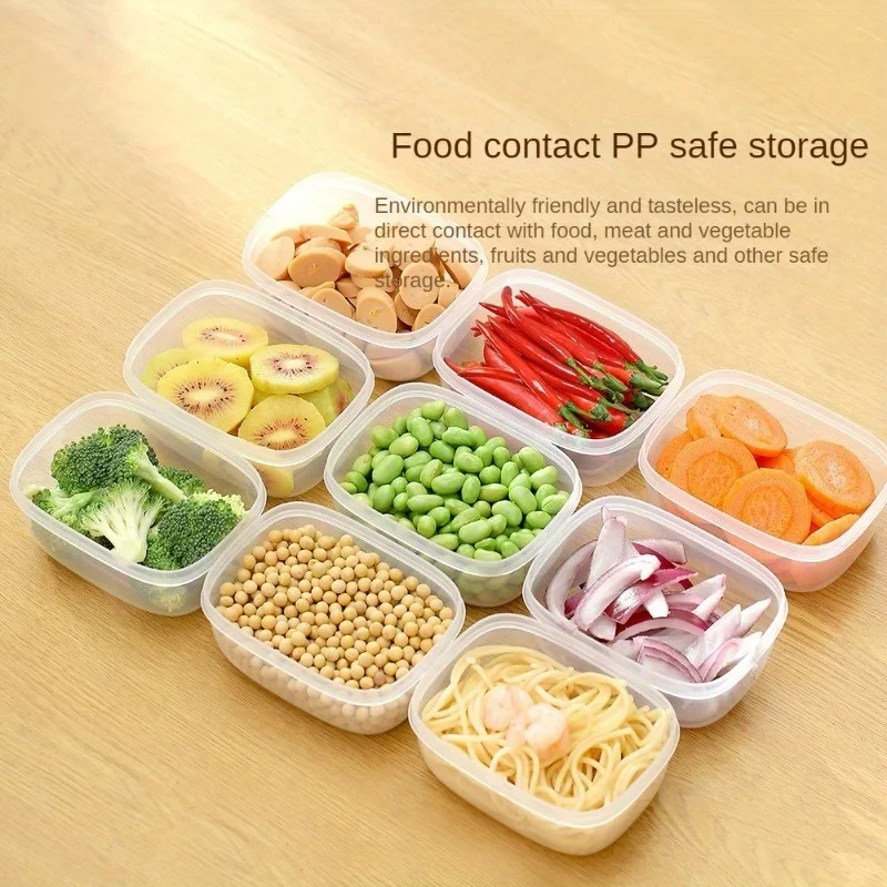 Contenedor de almacenamiento de alimentos para refrigerador, contenedor de productos reutilizable con agua filtable y caja extraíble, 250ml/500ml), 1 ud. - imagen 2