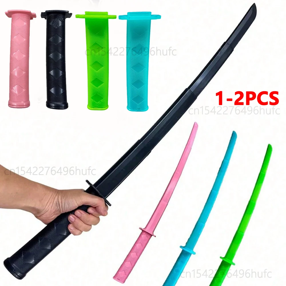 Cuchillo impreso en 3D, espada retráctil creativa, accesorios de Cosplay, juguetes para aliviar el estrés, suministros de fiesta para niños, regalos de cumpleaños, 2/1 Uds.