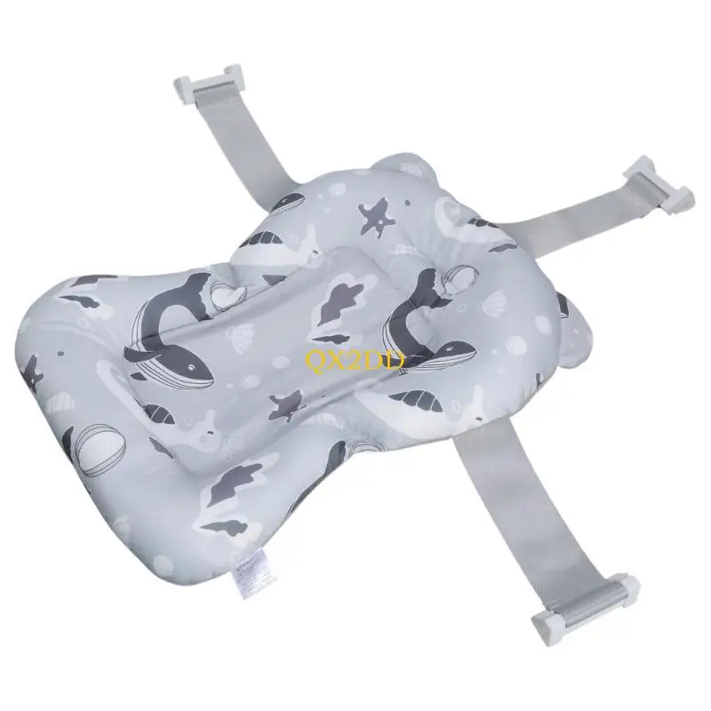 QX2D Cojin ducha recien nacido - Almohadilla ergonomica bano Unisex - imagen 2