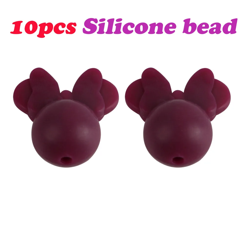 10pcs Wine red
