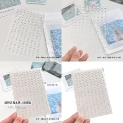 Pegatinas transparentes para álbumes y diarios infantiles divertidos