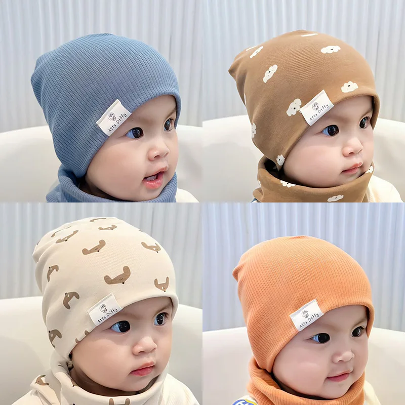 Gorro tejido para bebé otoño e invierno – Suave, elástico y cálido - imagen 2