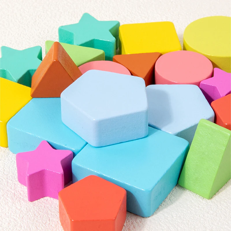 Rompecabezas Montessori a juego para niños pequeños, juguete educativo para Aprendizaje Temprano, reconocimiento de Color, juguetes de regalo de cumpleaños - imagen 4