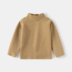 Body de algodón con cuello alto para niño, manga larga