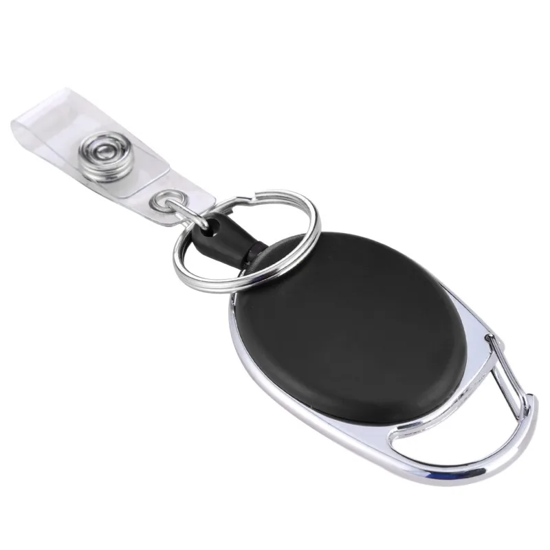 Soporte de carrete de insignia para tarjeta de identificación, fácil de tirar, para enfermera, estudiante, soporte de insignia retráctil, pecho de exposición, tarjeta de oficina, 1 ud. - imagen 3