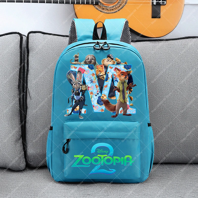 Mochila bonita de dibujos animados de Disney Zootopia, mochila escolar de gran capacidad, accesorios de papelería para estudiantes, bolsa de libros de Anime, mochila, regalos de navidad - imagen 3