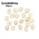 Gold White