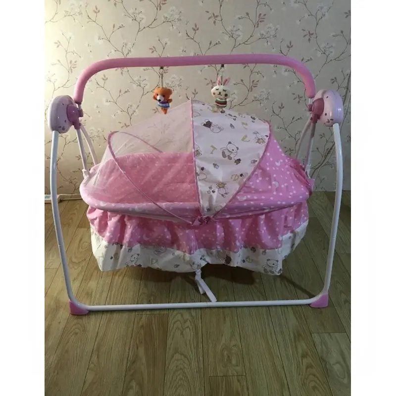 Mecedora eléctrica para bebé, cuna inteligente para recién nacido, calma al niño pequeño para dormir, adecuada para bebés de 0 a 24 meses - imagen 3