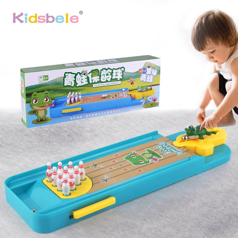 Mini juego de bolos de escritorio, juguete divertido para interiores, mesa interactiva para padres e hijos, juego deportivo, bolos, regalo educativo para niños