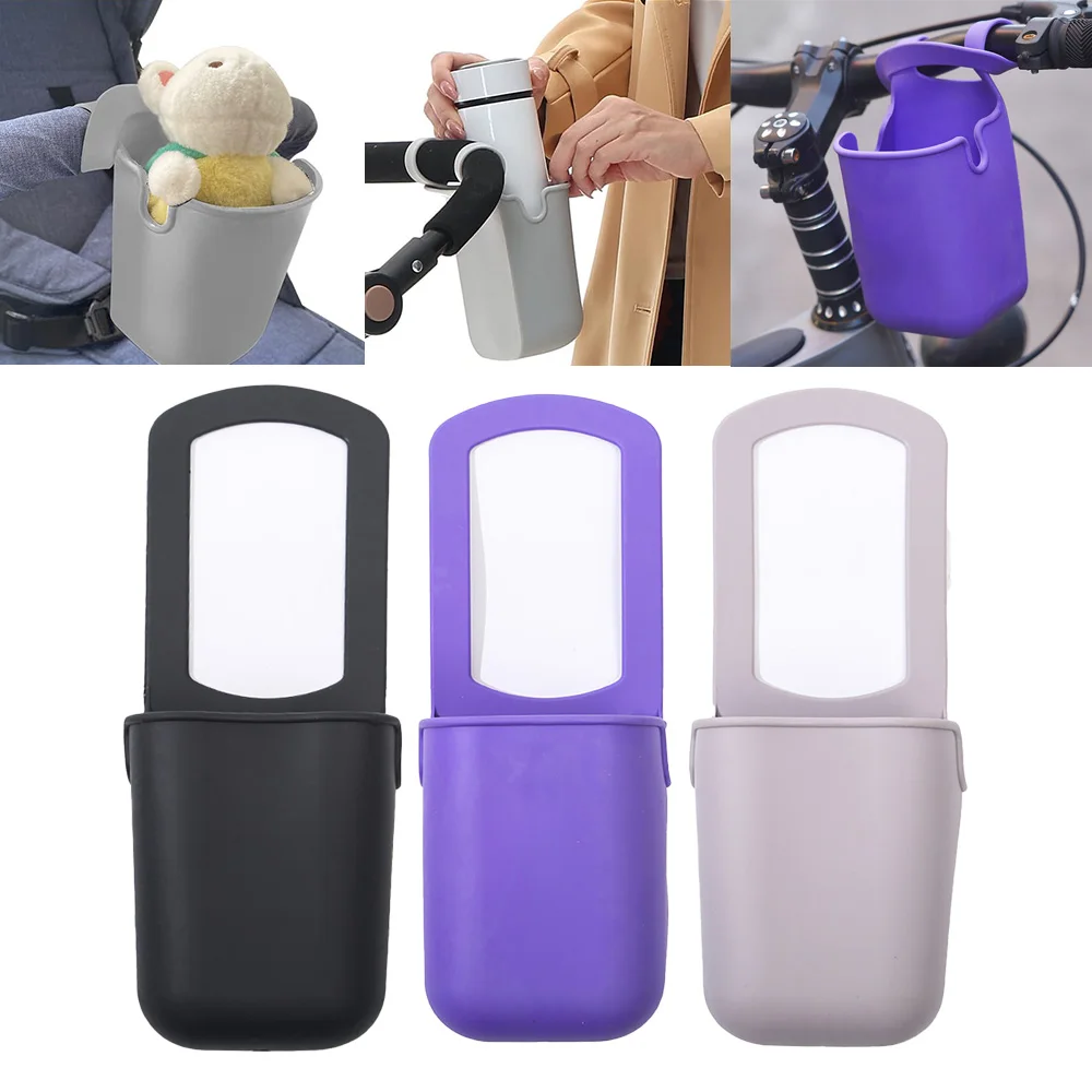 Bolsa colgante de silicona para vaso en cochecito y silla de ruedas - imagen 3