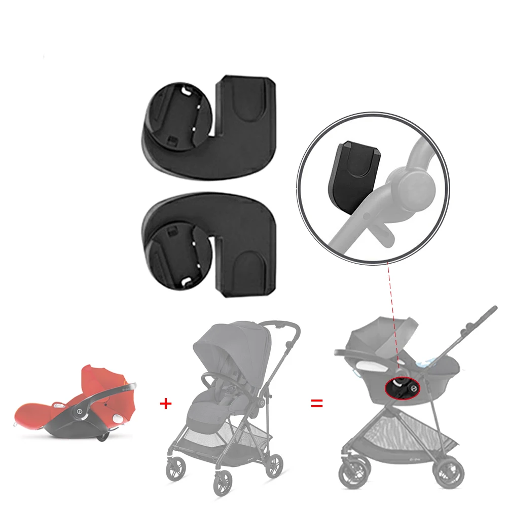 Adaptador para cochecito compatible Cybex Melio y Maxi-Cosi Aton Cloud