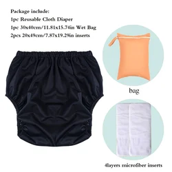 Pantalones de entrenamiento anti-fugas reutilizables con almohadillas
