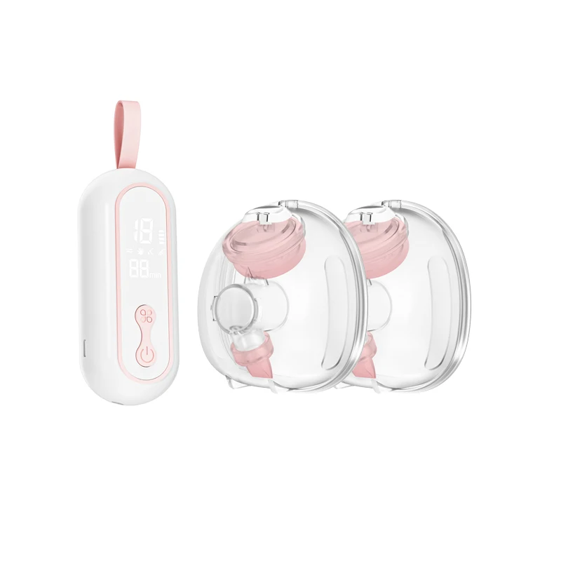 Extractor de leche MAMIJOY vista frontal con pantalla LED