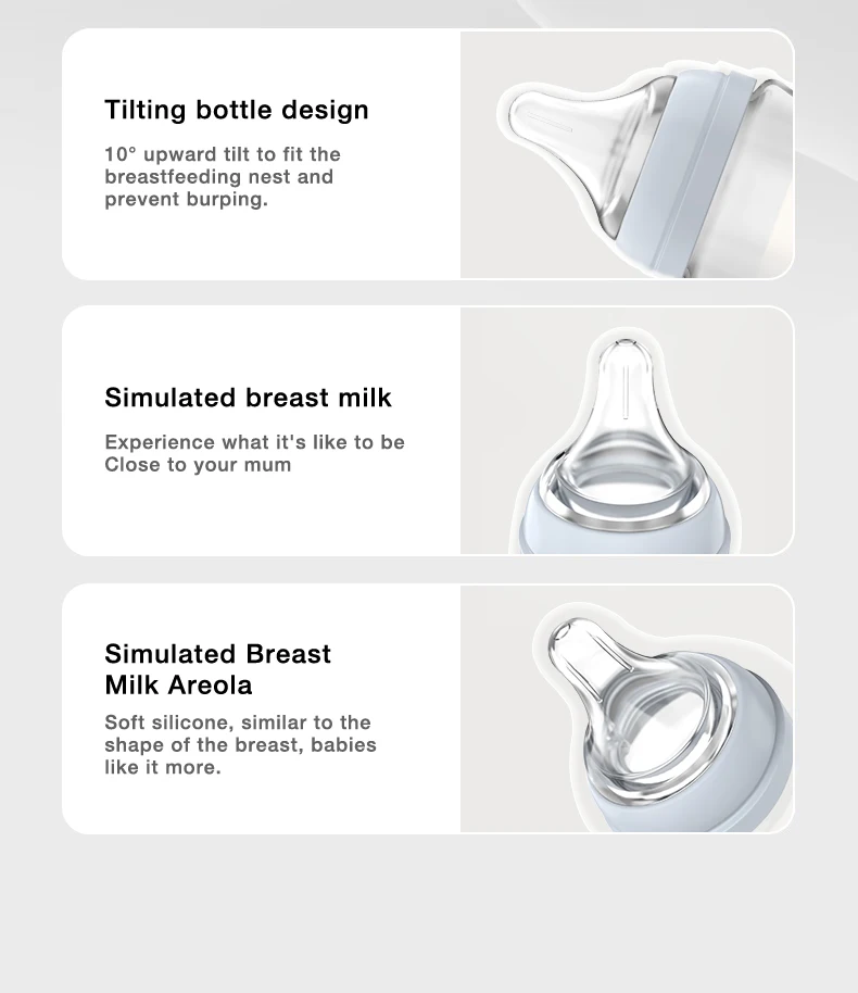 Vidrio y diseño antiflatulencia