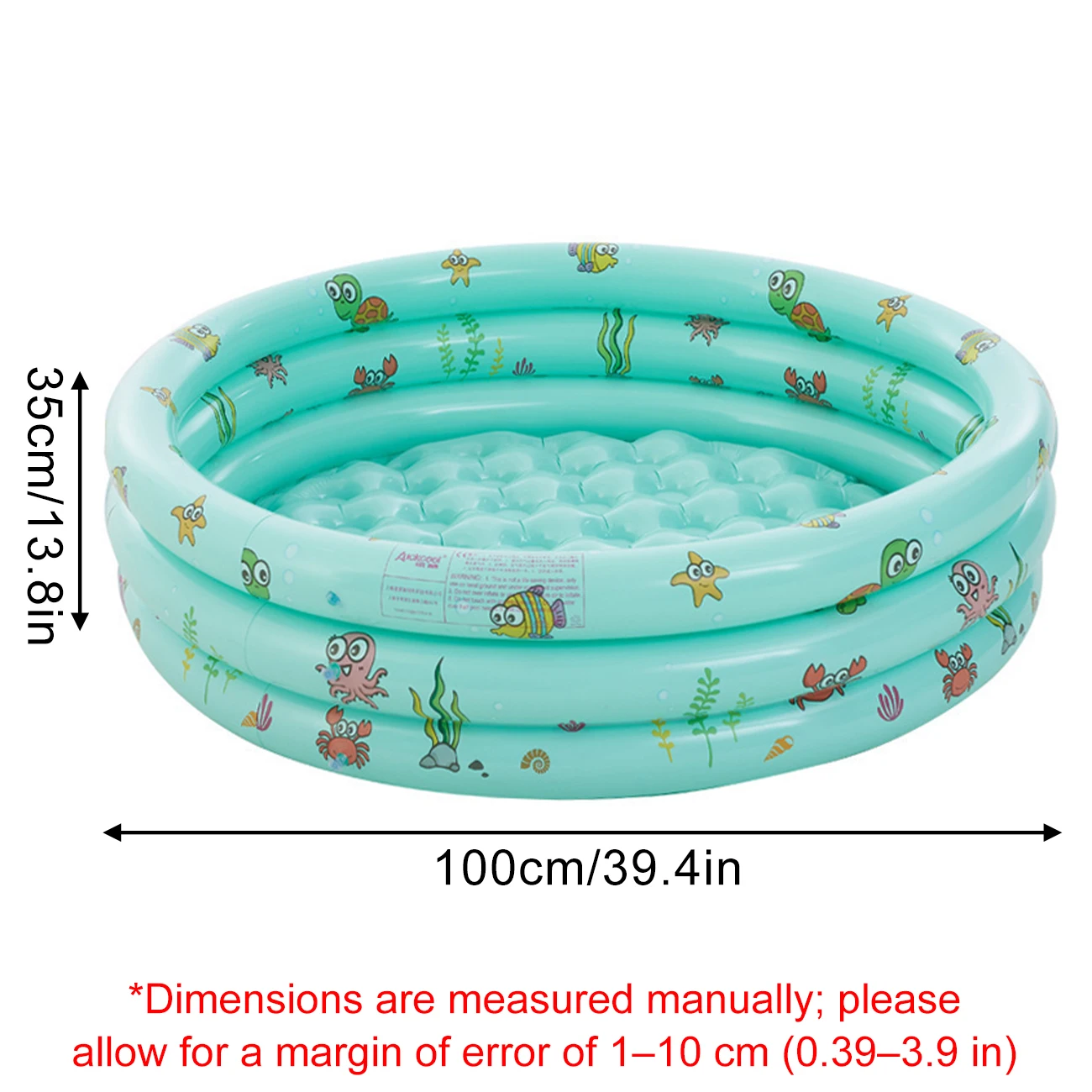Piscina de bolas inflable redonda portátil para interior y exterior - imagen 4