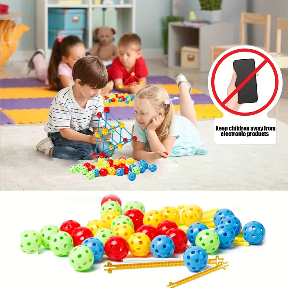 Juguete de construcción Montessori geométrico 3D para bebé - imagen 5