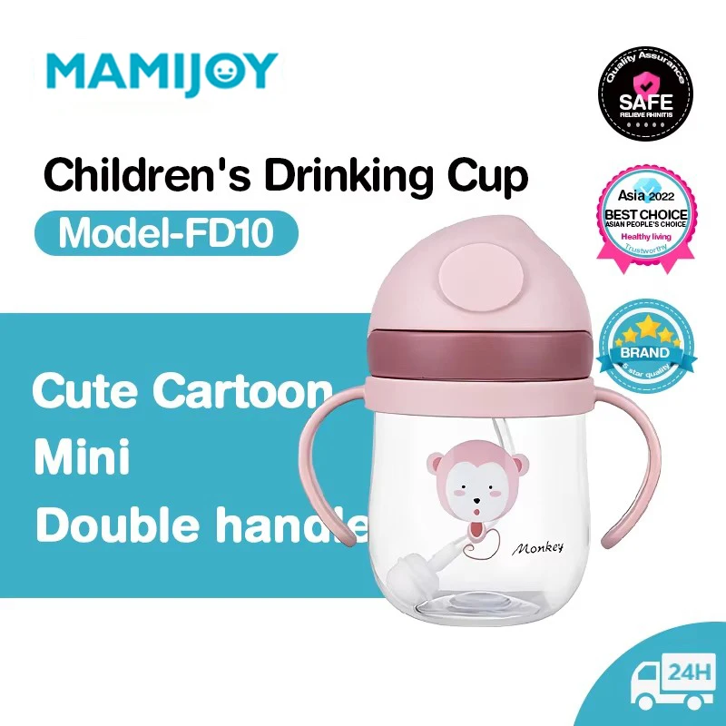 Vaso aprendizaje MAMIJOY – Taza infantil con pajita antigoteo