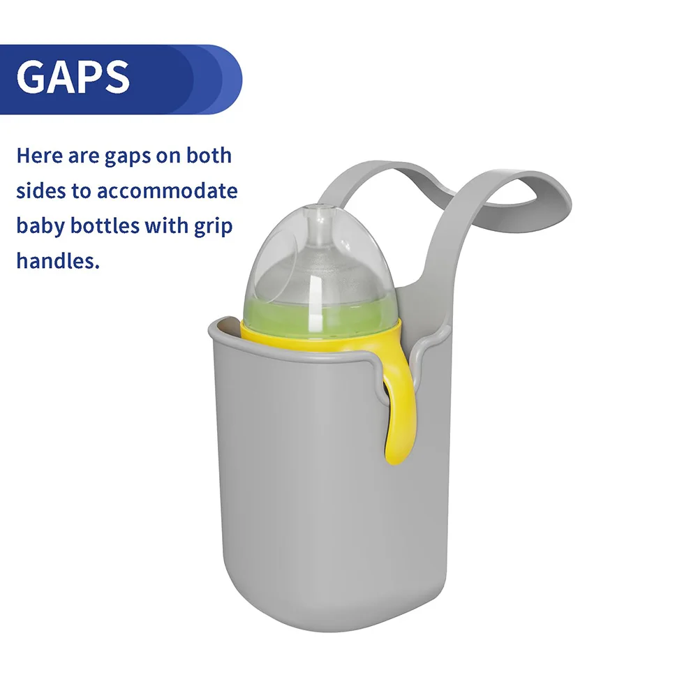 Bolsa colgante de silicona para vaso en cochecito y silla de ruedas - imagen 4