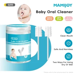 MAMIJOY Cepillo de dientes y limpiador lengua para recién nacido