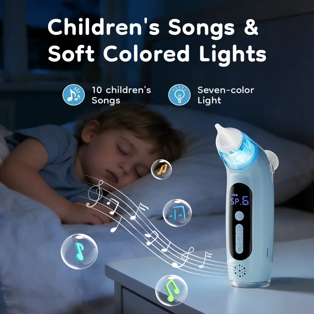 MAMIJOY aspirador nasal eléctrico con nebulizador para bebés - imagen 3