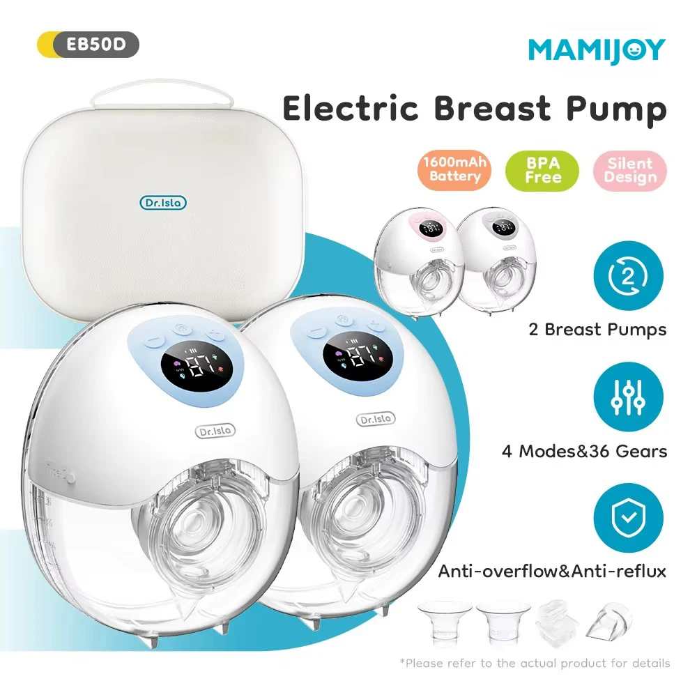 MAMIJOY Extractor de leche manos libres – Portátil y silencioso - imagen 4