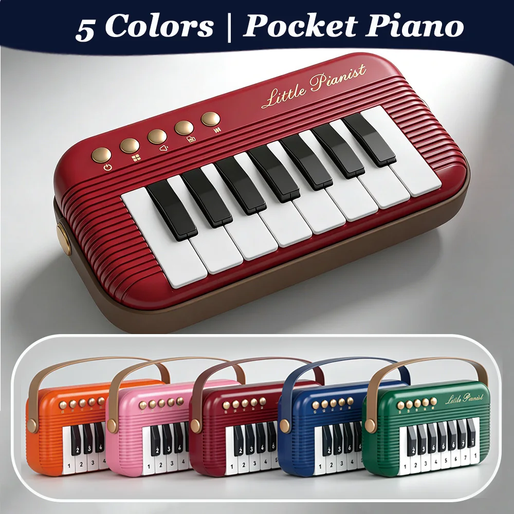 Teclado de piano infantil compacto y portátil