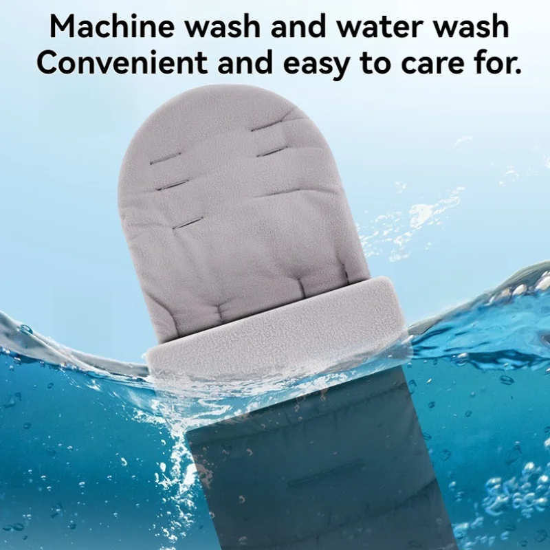 Funda de pies para cochecito impermeable y cálida, cortaviento - imagen 4