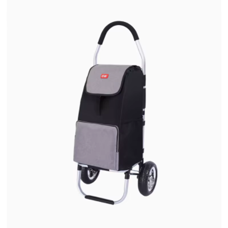 Carrito de compra plegable con bolsa extraíble y ruedas - imagen 2