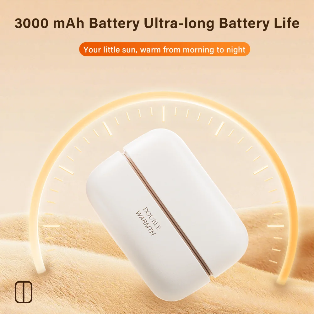 Calentador de manos portátil recargable con carga rápida USB - imagen 5