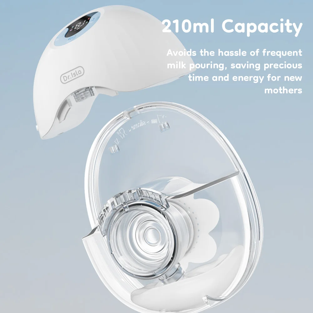 MAMIJOY Extractor de leche portátil con manos libres y bajo ruido - imagen 4