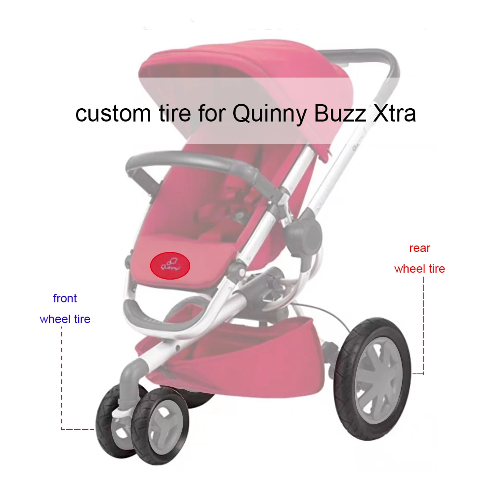 Neumático personalizado para rueda delantera o trasera Quinny Buzz Xtra sin cámara