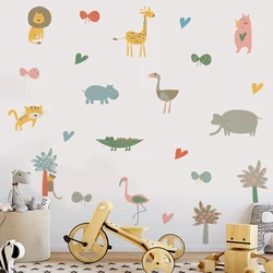 Vinilos decorativos infantiles de animales para habitación infantil
