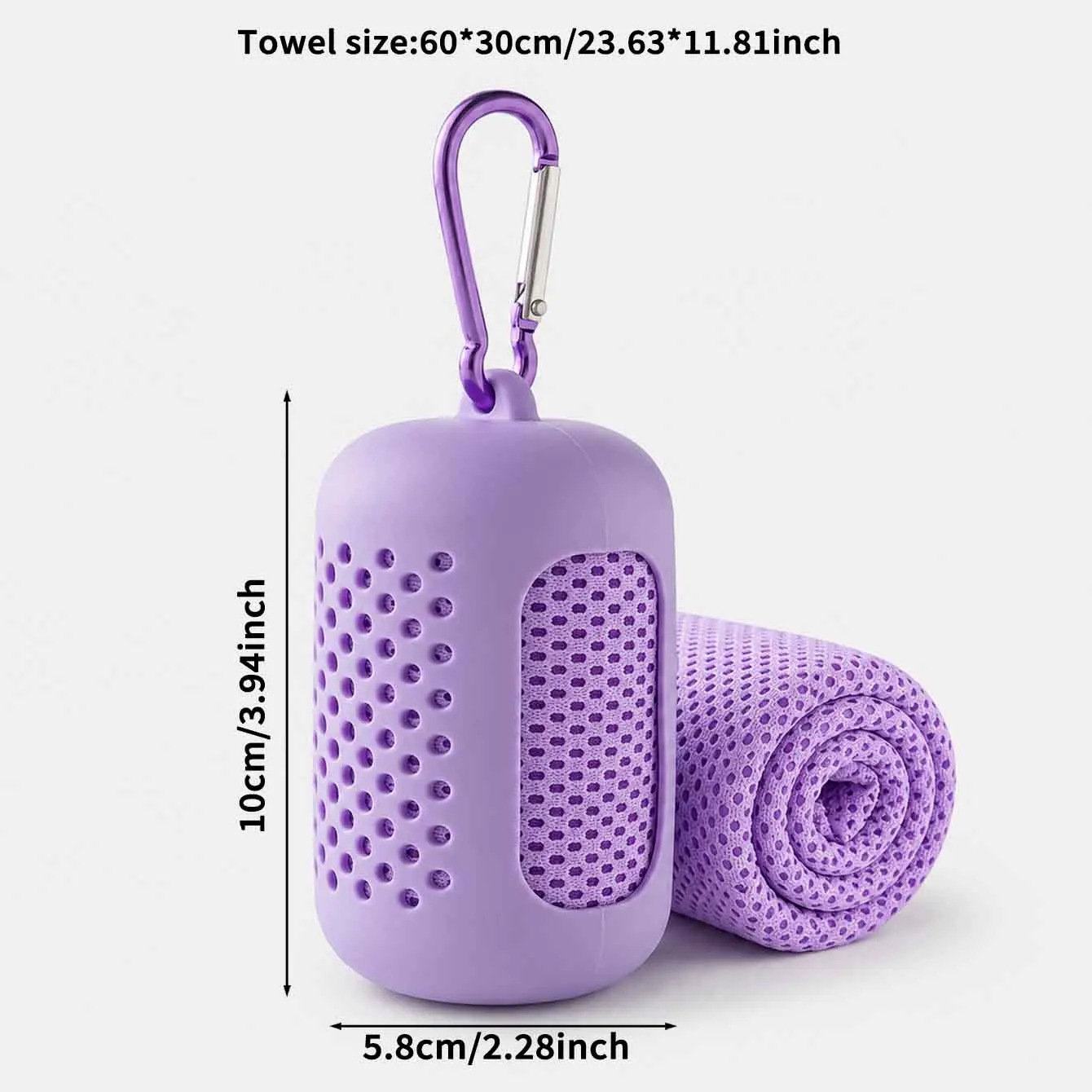 Toalla refrigerante mini microfibra secado rápido portátil - imagen 5