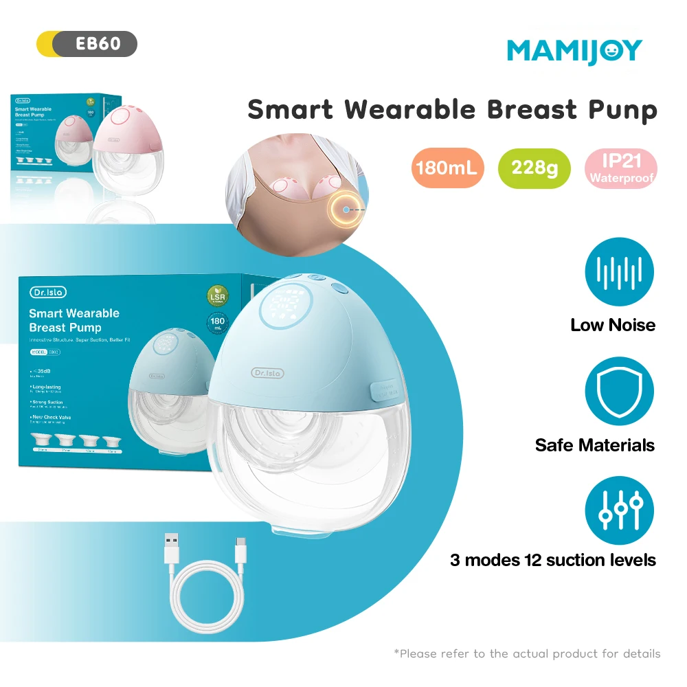 Extractor de leche eléctrico portátil MAMIJOY bajo ruido - imagen 5