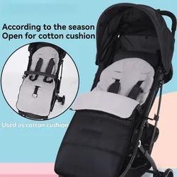 Funda de pies para cochecito impermeable y cálida, cortaviento