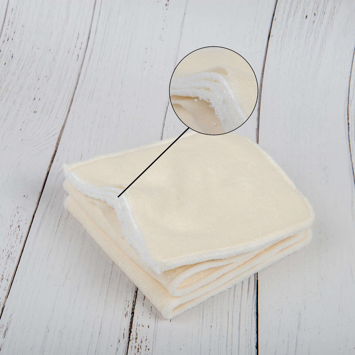 Alvababy insertos de bambú orgánico antibacteriano reutilizables para pañal de tela - imagen 3