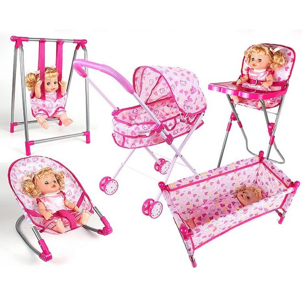 Silla alta para muñeca Reborn vista frontal