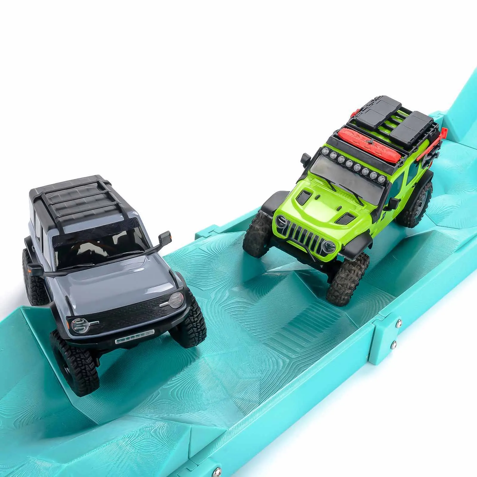 Accesorio de circuito Puente RC trapezoidal para coches escalada - imagen 5