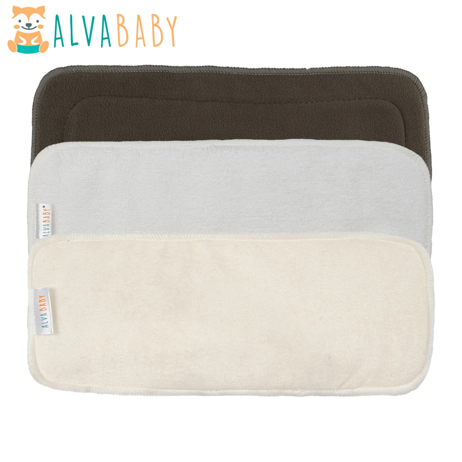 Insertos absorbentes antifugas reutilizables para pañales de tela