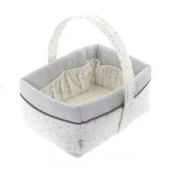 Cesta canastilla de bebé Cambrass Magia gris – regalo recién nacido