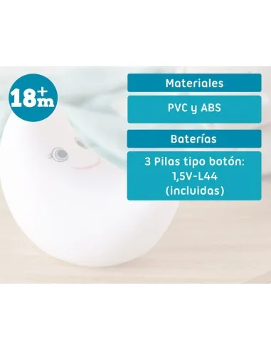 Kiokids luz quitamiedos Luna LED para dormitorio infantil - imagen 5