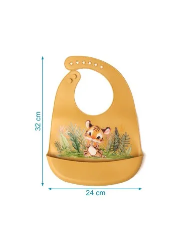 Kiokids babero de silicona con motivos animales - imagen 4
