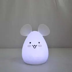 Luz nocturna de silicona Giomouse Innogio para bebés